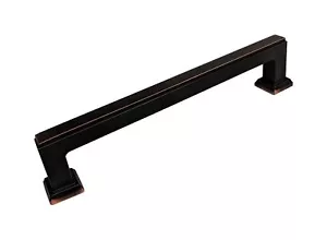 Dunkelöl geriebene Bronze 3 3/4" quadratische Bar Küche Bad Schrank ziehen - Bild 1 von 2