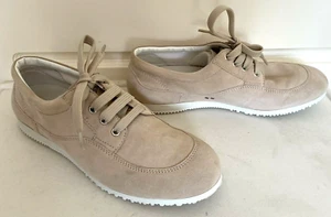 HOGAN WOMEN'S SHOES SUEDE SNEAKERS As New Size EUR 41 US 10 Made in Italy - Picture 1 of 12