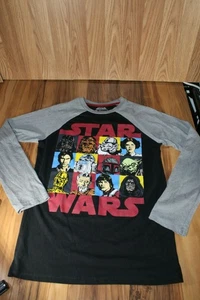 Original Cast Star Wars Graphic T-Shirt Retro Vtg Adult Size Small LONG SLEEVE ! - Picture 1 of 9
