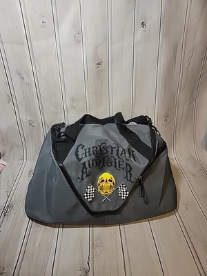 Bolsa de viaje de lona vintage Y2K Ed Hardy Christian Audigier equipaje de mano con cremallera Foto 1 de 4