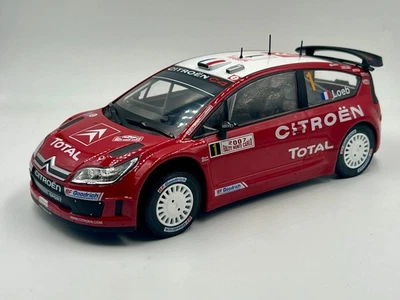 Scatola originale Citroen C4 WRC Rallye Loeb 2007 1/18 IXO/ALATAYA - Immagine 1 di 3