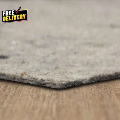8x10ft Rug Pad 1/4in Thick Felt Protective Cushion Premium Comfort Safe for All - Image 1 of 4