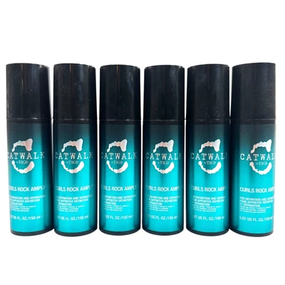 Paquete de 6 rizos amplificador de roca TIGI Cat Walk definición de acabado de cabello 5,07 oz cada uno Foto 1 de 4