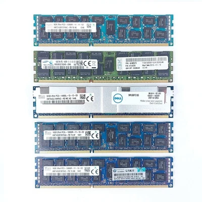 8GB 16GB 32GB Server Memory RAM DDR3 DDR3L PC3 1600Mhz 1866Mhz LRDIMM UDIMM D... - Image 1 of 4