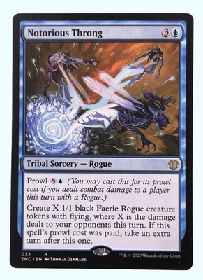 Notorious Throng, Zendikar Rising, NM Near Mint, Magic the Gathering MTG - Image 1 of 2