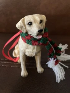Adorable Sandicast Labrador Retriever Dog Ornament - Picture 1 of 8