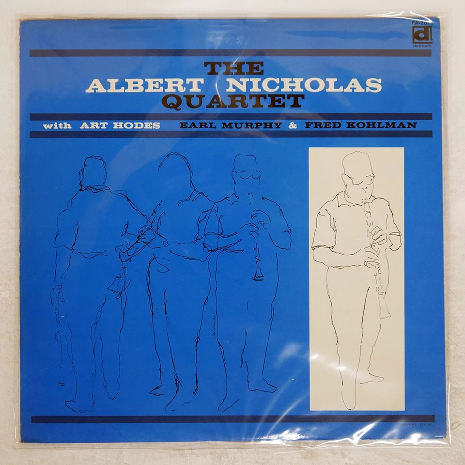ALBERT NICHOLAS QUARTET S/T DELMARK PA7011 Japan LP - Image 1 of 1