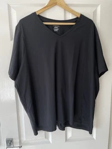 Lands' End Women’s T-shirt/Top UK28-30 Black Short Sleeves 100% Cotton - Picture 1 of 16