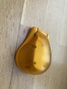 Tupperware Schärfmaus Messer Maus Schärfer Messerschärfer 11cm Gelb Vintage - Bild 1 von 3