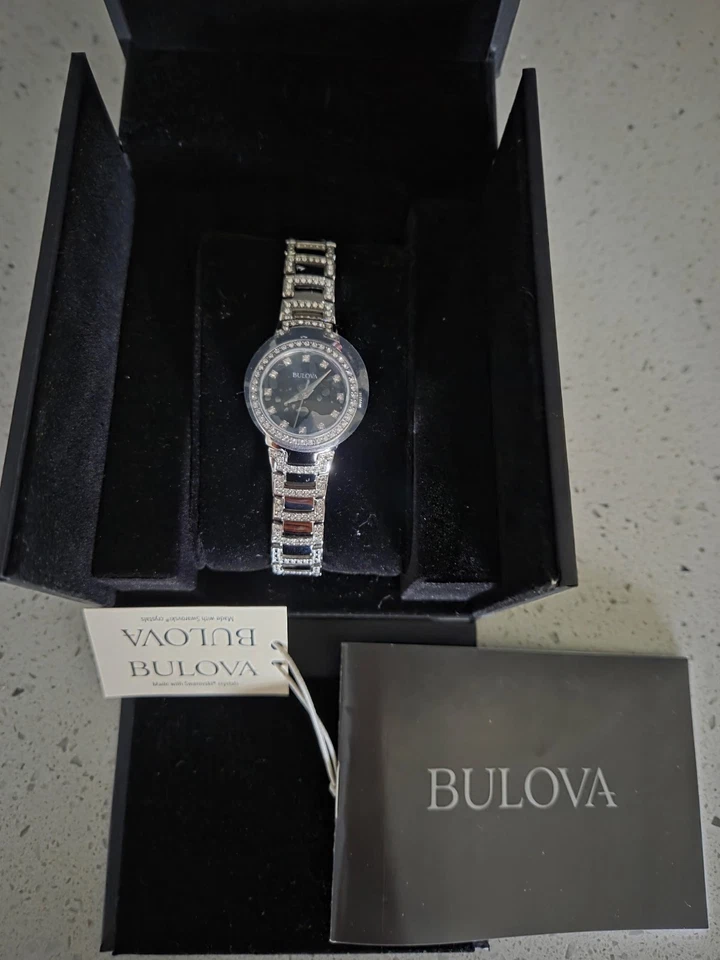 Bulova 96L170 Women's Black Watch