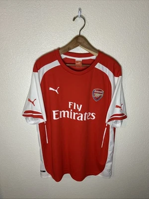 Arsenal FC Puma 2014/15 Home  Football Soccer Jersey #11 Özil Mens XL - Image 1 of 3