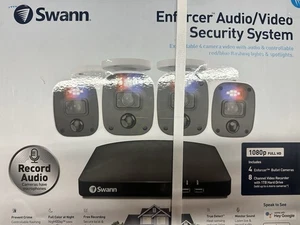 Swann 1080P Wired Home Security System 4 Bullet Cameras 1TB - Picture 1 of 1