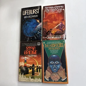 Vintage Jack Williamson 4 Bücher Lot: Star Bridge Lifeburst Humanoide Bruder zu... - Bild 1 von 12