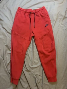 Pantalones deportivos Nike Tech polar rojo con cordón ropa deportiva CU4495-657 para hombre M - Imagen 1 de 9