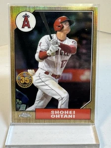 Topps 2022 cromado - 1987 Topps béisbol #87BC-2 Shohei Ohtani - Imagen 1 de 2