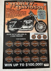 Harley-Davidson Heritage Softail , Instant Ohio SV Lottery Ticket - Picture 1 of 1