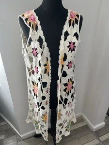 Jersey Chaleco Joe Browns Crochet Talla 8/10 - Imagen 1 de 4