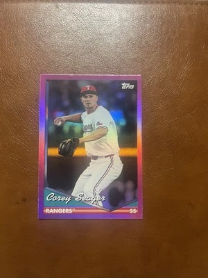 2024 Topps Archives #263 Corey Seager Pink Foilboard Rangers - Image 1 of 2