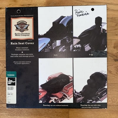 Harley Davidson Rain Seat Cover 52952-97 VTG 2002 Dresser Seats ‘94-Later - Image 1 of 4