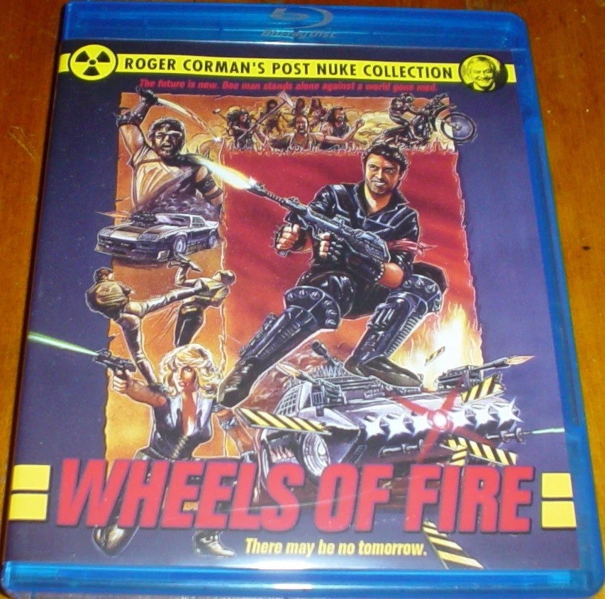 WHEELS OF FIRE (1985)- OOP Code Red Limited Edition Blu-ray Post-Nuke Collection - Image 1 of 3