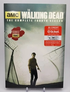 The Walking Dead: Complete Fourth Season W/ Slip Cover (DVD, 2014) Brand New - Picture 1 of 4