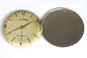 Helbros 17 jewels 101 handwind movement for parts - Balance is broken - Picture 1 of 2