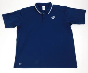 Adidas Climalite Mens Short Sleeve Polo Shirt US Navy Size XL - Picture 1 of 12