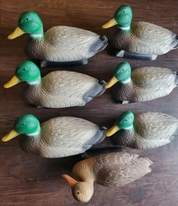Vintage Flambeau mallard duck decoys. Qty 7 - Picture 1 of 7