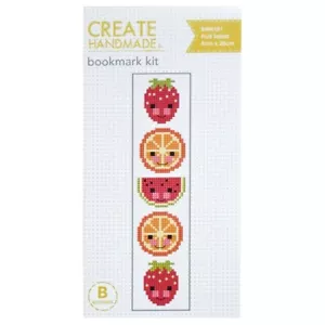 Create Handmade Cross X Stitch Bookmark Fruit Kit 20x5cm - Picture 1 of 2