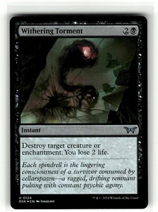 WITHERING TORMENT Duskmourn House of Horror FOIL #124 DSK(NM+)(MTG) - Picture 1 of 1