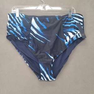 Rachel Roy Bikini Badehose Größe 2x Blau High Waist  - Bild 1 von 11