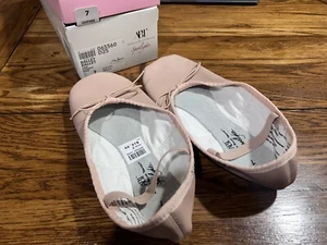 ABT Pink Leather American Ballet Theater Spotlights Shoes Unused Womens Size 7 - Picture 1 of 6