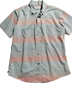 Mizzen + Main Herren Trim Medium Knopfleiste Polyestermischung gestreift Hemd (H3) - Bild 1 von 5