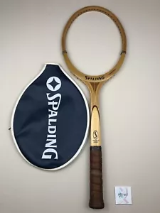 SPALDING COMPETITION Telaio Racchetta Tennis Legno Racket Vintage Wood Zugarelli - Imagen 1 de 9