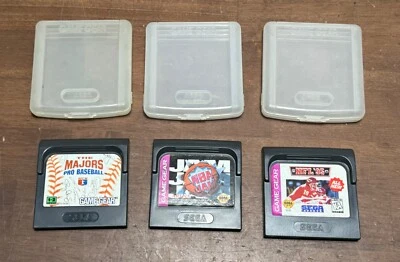 Major Pro Baseball, NBA Jam y NFL 95-sega Gamegear (no probado) Foto 1 de 4