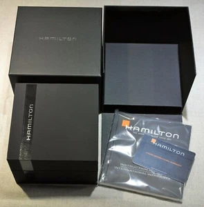 Hamilton Complete kit watch box booklet and warranty card blank for any models n - Picture 1 of 5