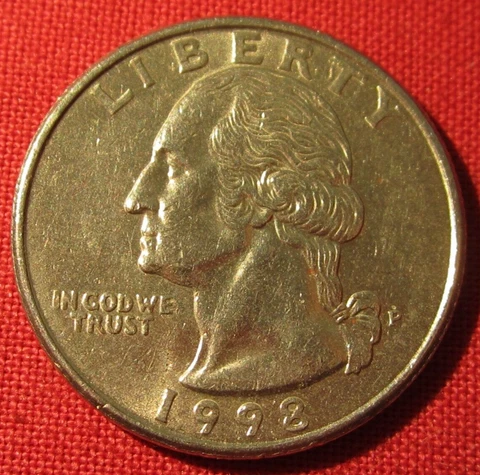 1998 P Washington Quarter - Circulated - Actual Coin in Photos  (2538) Cover