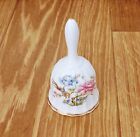 Vintage Estate Spode Bone China Bell Decorated With Bird & Flowers! 4