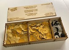 100 Pieces Each 3 Tier Simplex Player Piano Leather Valve Facings Inner/Outer