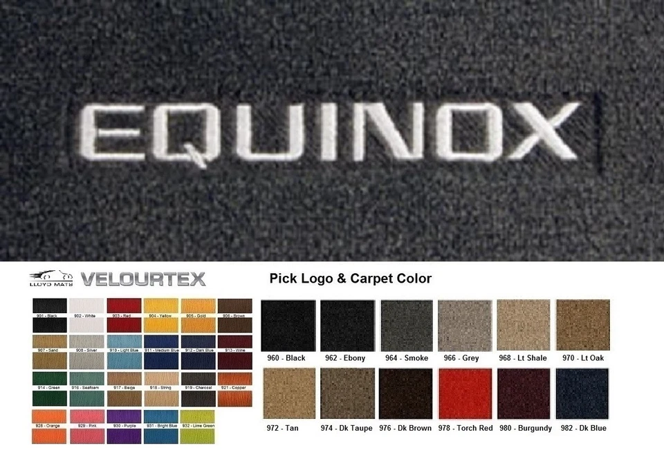 Lloyd Mats Velourtex Chevrolet Equinox Custom Front Floor Mats (2005 & Up) - Imagem 1 de 4