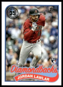 2024 Topps #89B-1 Jordan Lawlar 1989 Topps 35th Anniversary Diamondbacks - Picture 1 of 2