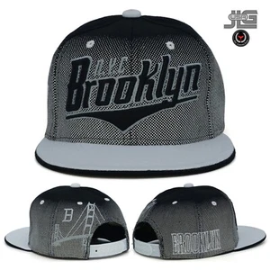 Brooklyn Youth Kids Snapback Hats Junior Boys Toddler Embroidery Caps - Picture 1 of 6