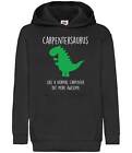60 Second Makeover Limited Carpenter Dinosaur Carpenterasaurus Black Hoodie Carp