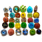 Awesome Collection of Mid 20th Century Glass Buttons inc Moonglow Shapes
