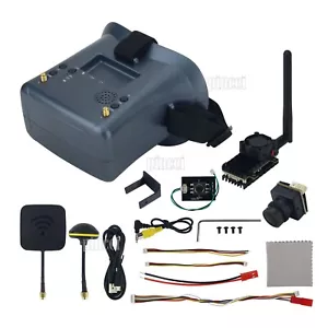 5.8G 2000mW Wireless Video Transmission System TX RX 4.3" FPV Goggles Set - Bild 1 von 8