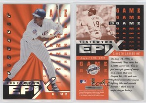 1998 Pinnacle Epix Game Orange Tony Gwynn #E9 HOF