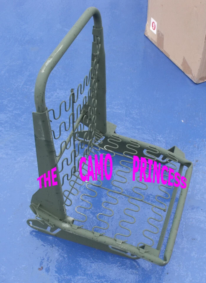 DRIVERS SEAT FRAME MILITARY HUMMER HUMVEE HMMWV M998 M1038 AM GENERAL 12338503  - Image 1 of 1