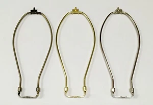 Lamp Parts-Lamp HARP 12" Heavy Duty W/Saddle 3 Finishes:AB, PB and PN (1 Pc.) - Picture 1 of 4