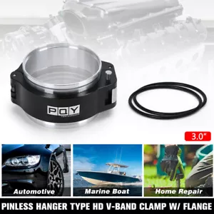 3'' Black 76mm HD Pinless Clamp Assembly 3.0 Inch O.D. Tubing HD Aluminum New - Foto 1 di 22