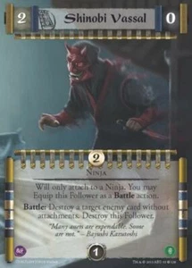 Legend of the 5 Rings L5R CCG CoM Coils of Madness Shinobi Vassal Full Bleed - Picture 1 of 1